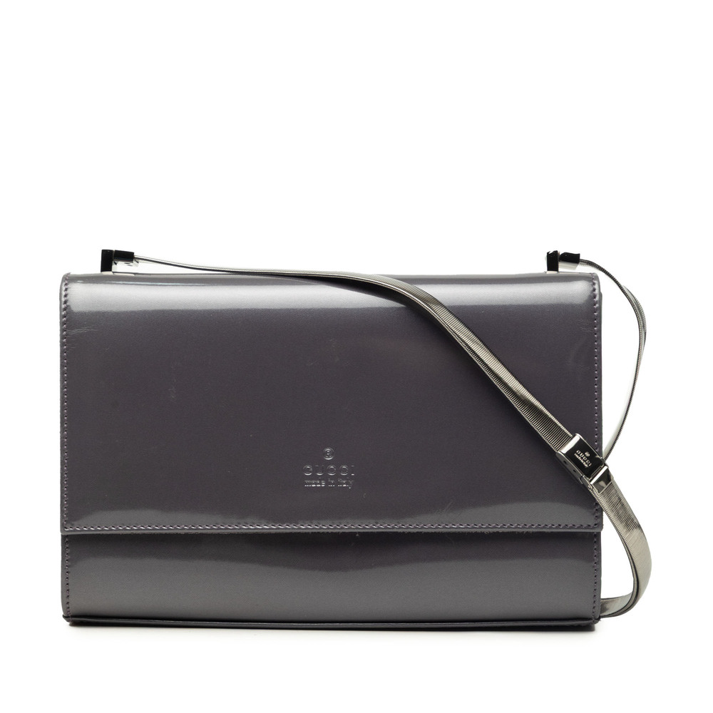 Pre-Loved Gucci Patent Shoulder Bag